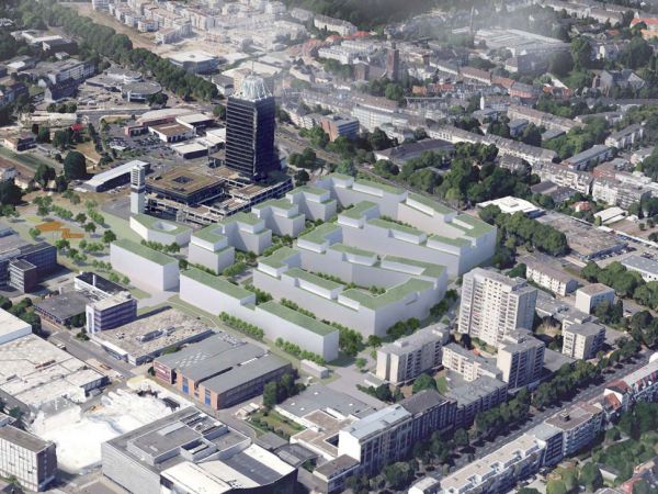 AM Ingenieure Vogelperspektive Die Welle Köln