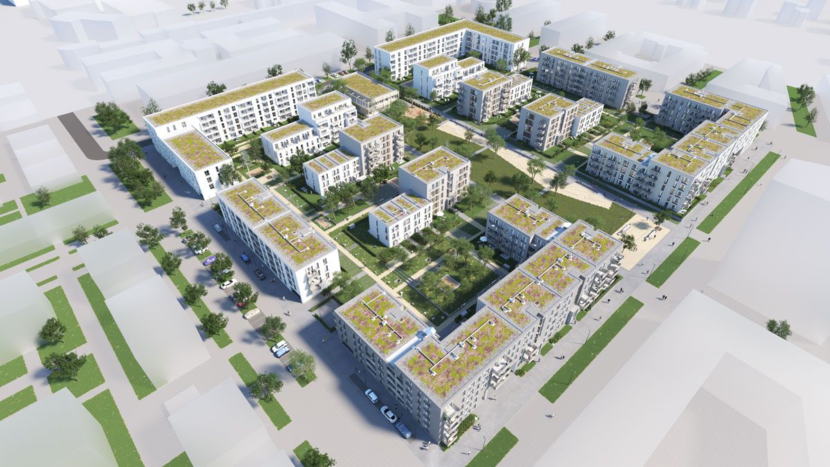 AM Ingenieure Luftbild VIERZIG549 Düsseldorf