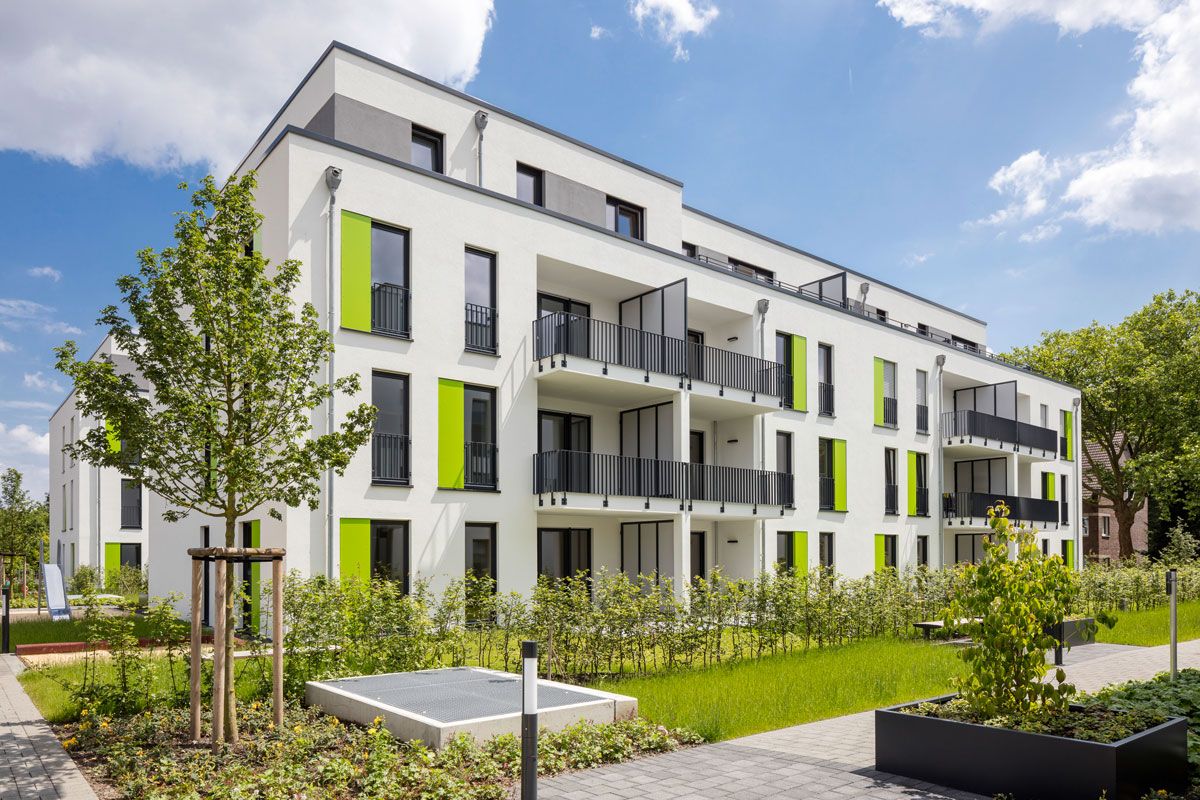 AM Ingenieure Gartenansicht Wohnen am Graffring