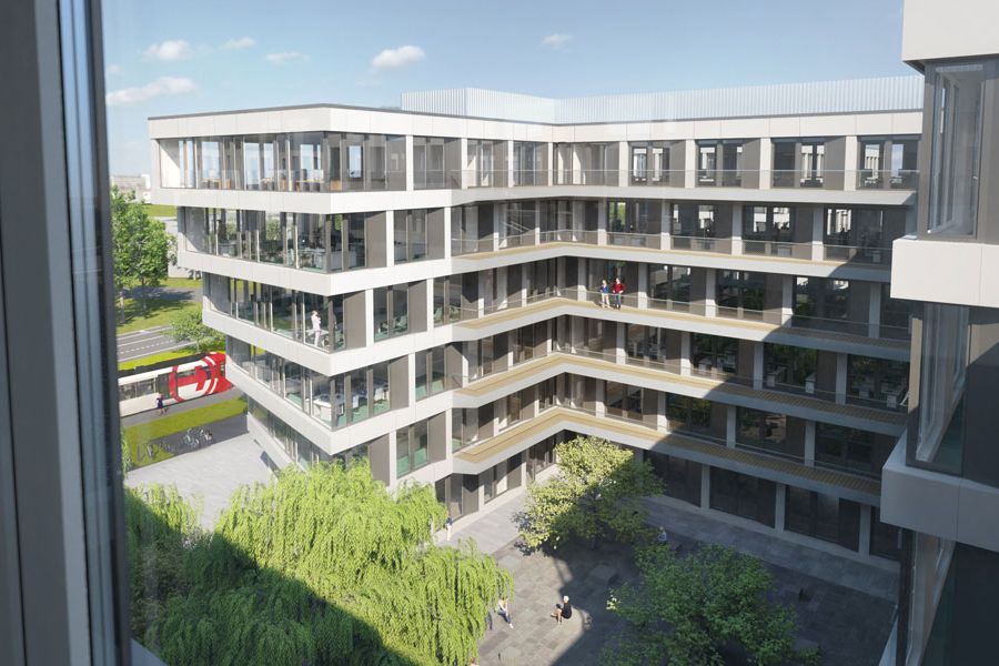 AM Ingenieure Ausblick Bürogebäude Kite Köln