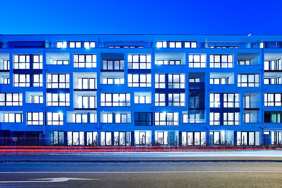 AM Ingenieure NAchtansicht Wohnen am Stadtwald