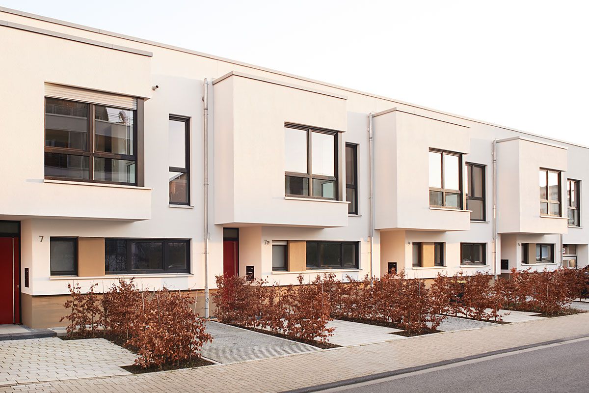 AM Ingenieure Ansicht Vorgärten Wohnen am Stadtwald